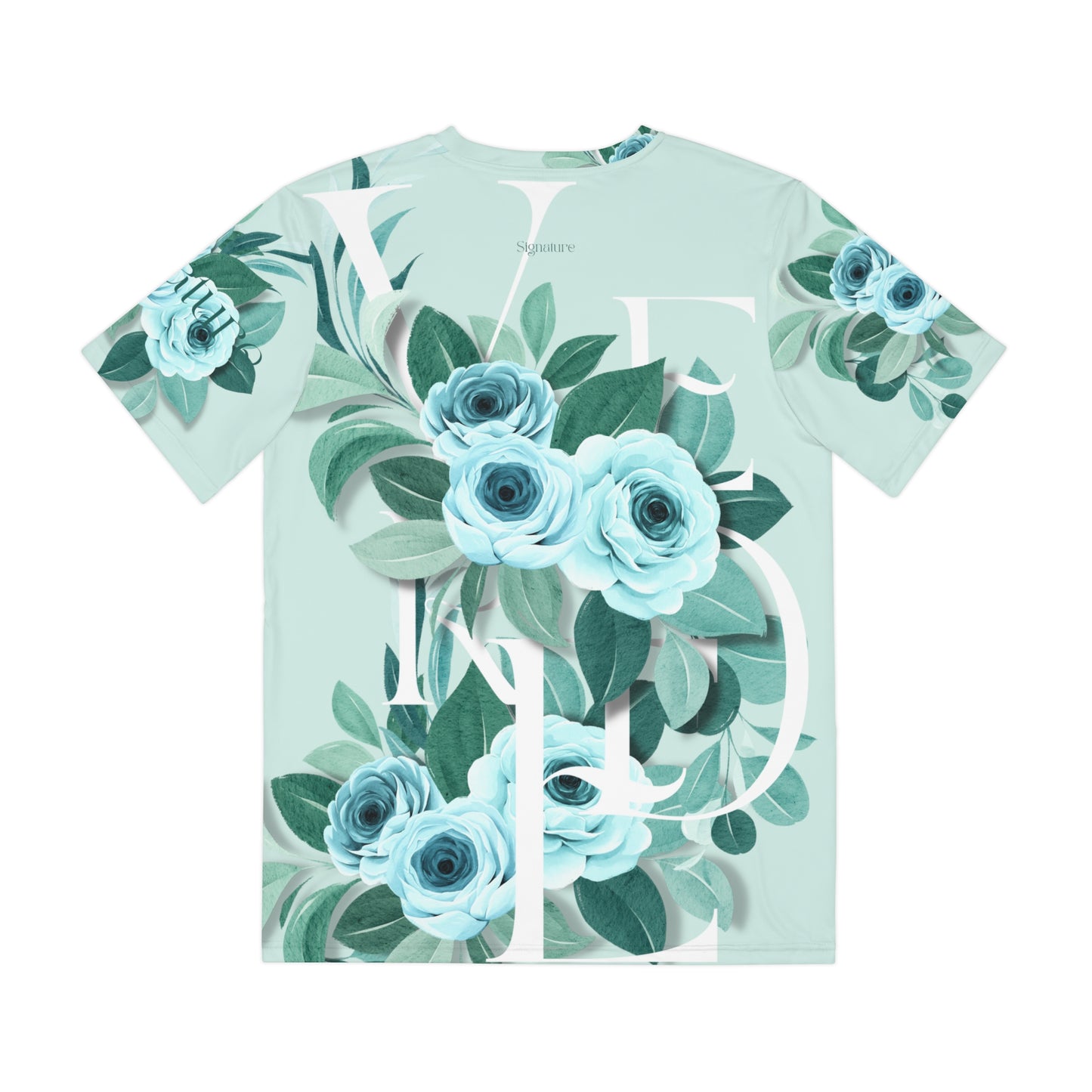 fiore verde mint t-shirt back