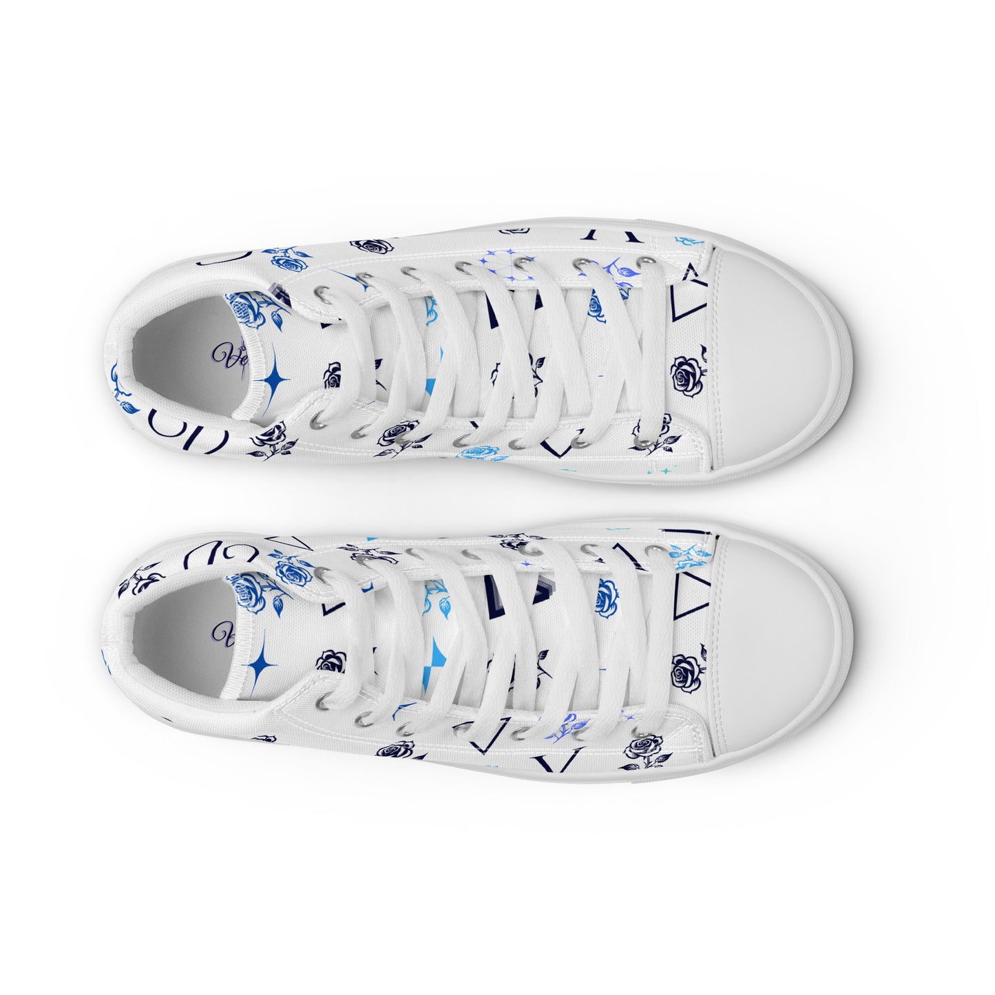 mens high top canvas shoes white front 2