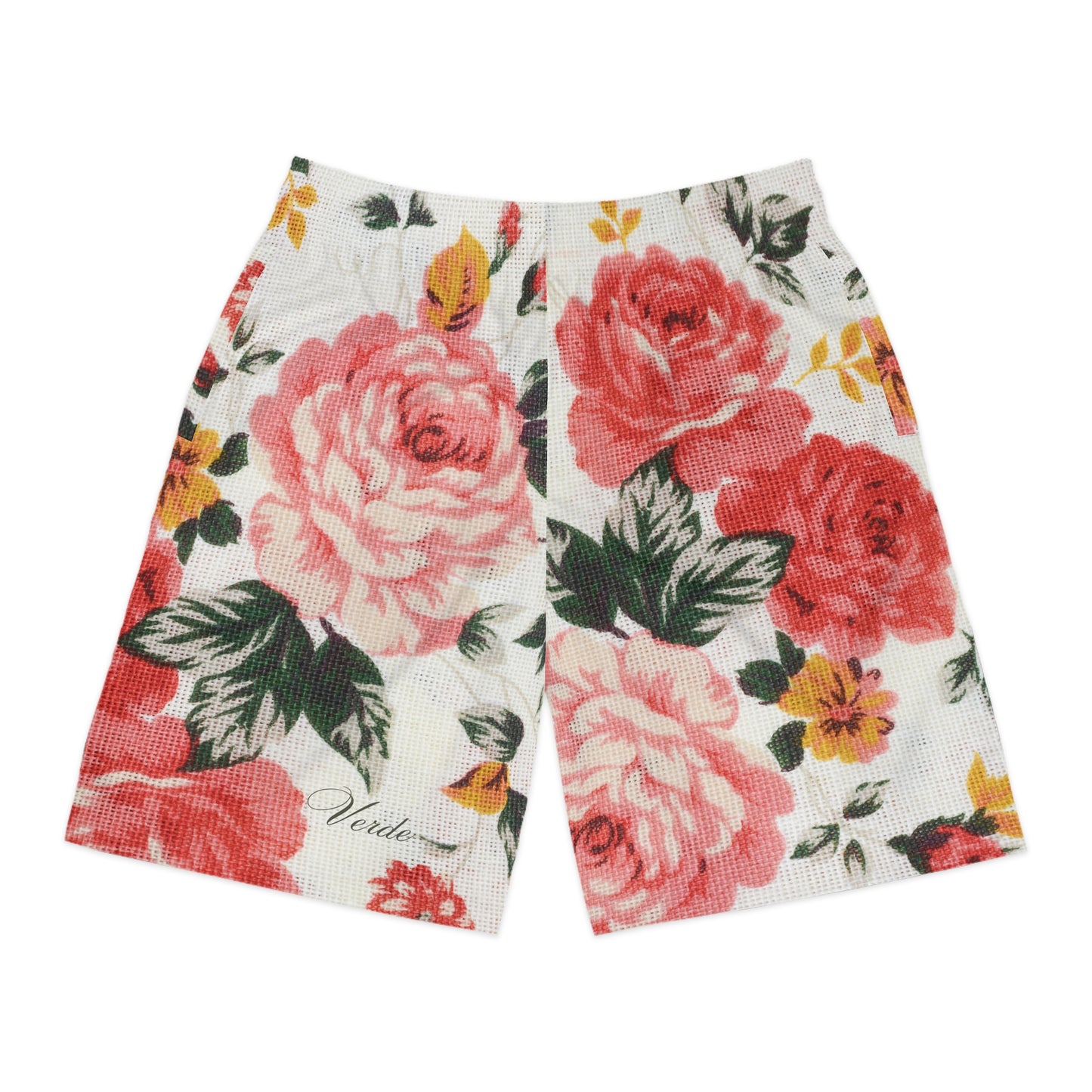 mystic rosarium mens jogger shorts front