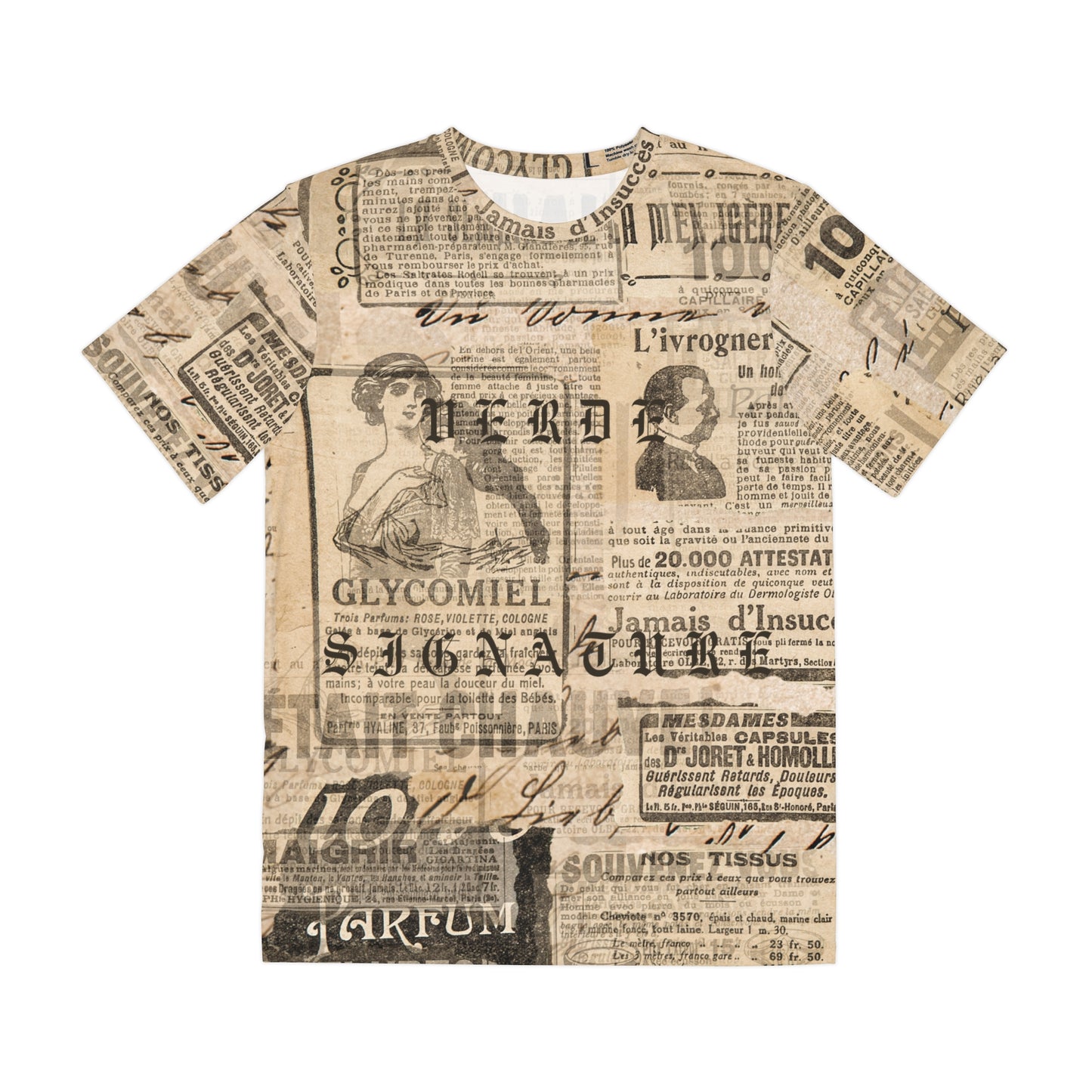 trois parfums t-shirt front