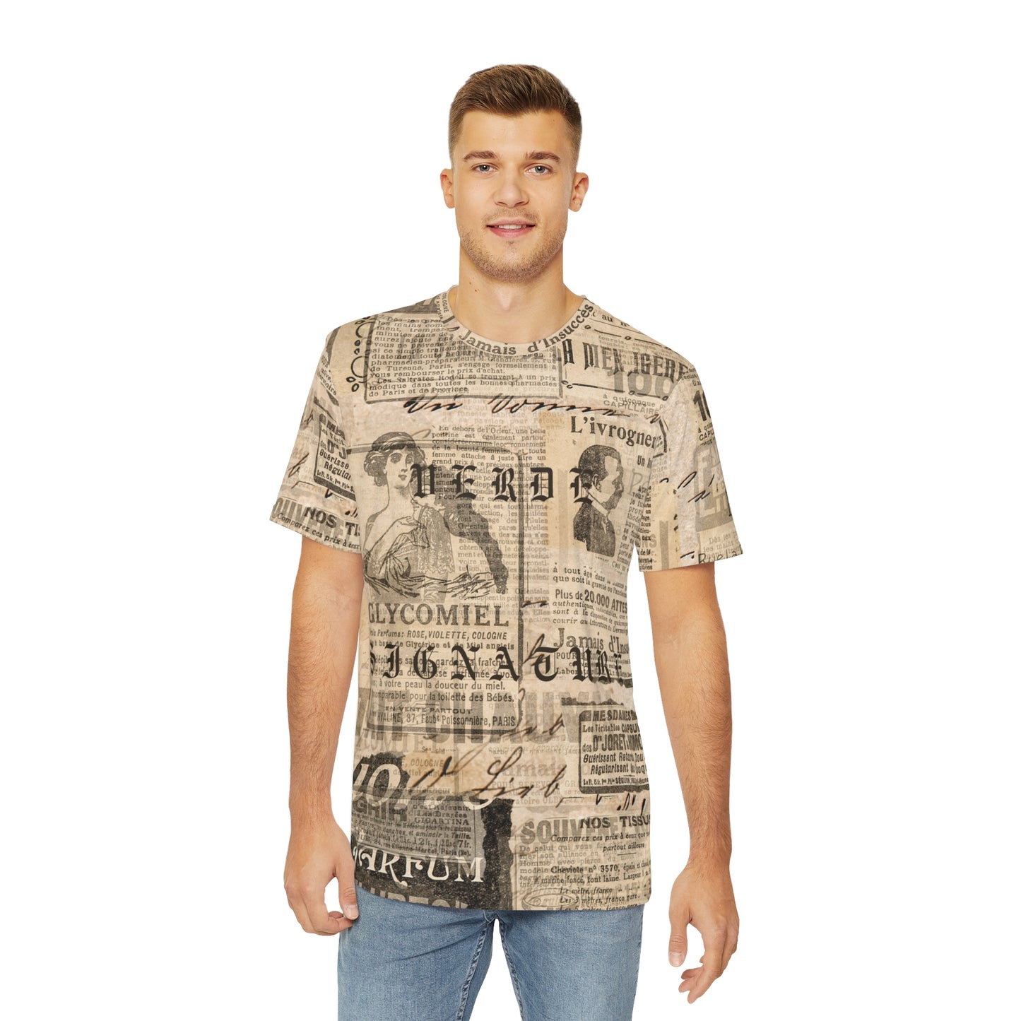 trois parfums t-shirt on front