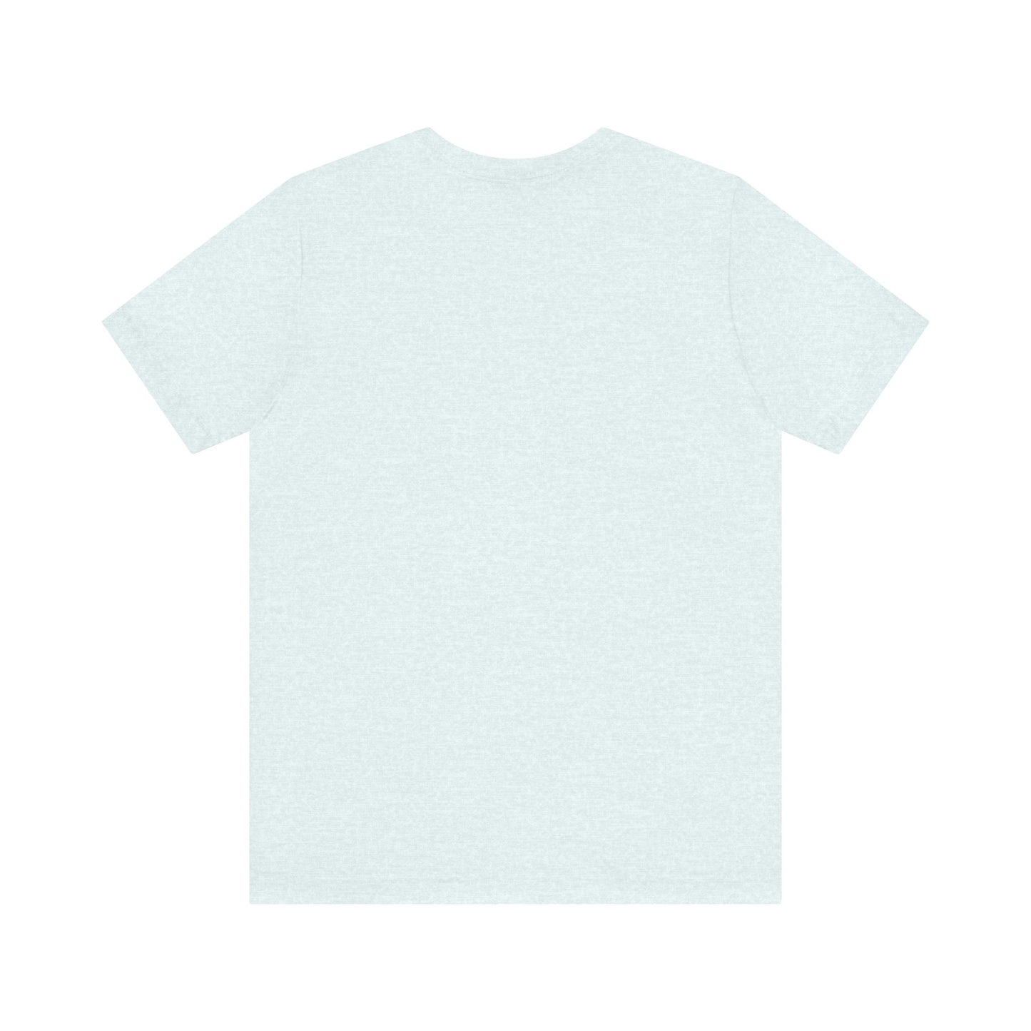 verde signature rose tshirt heather ice blue back