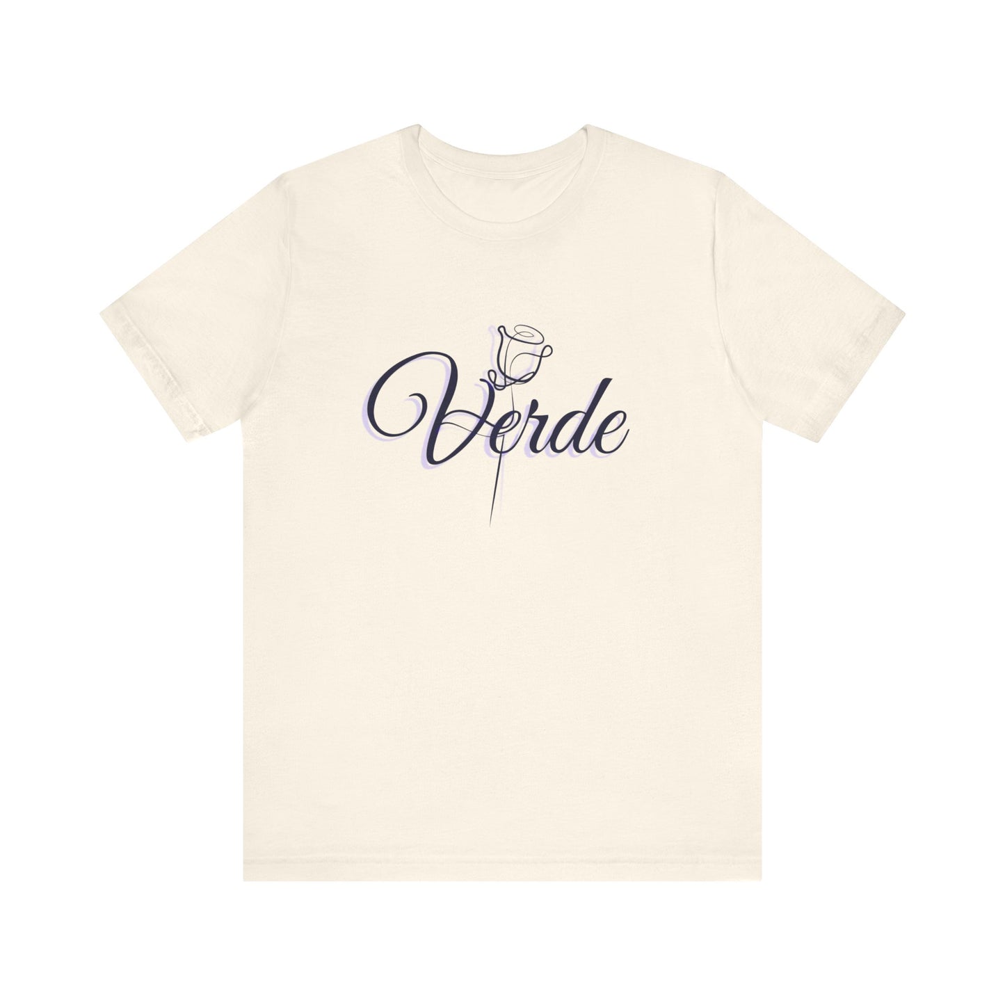 verde signature rose tshirt natural