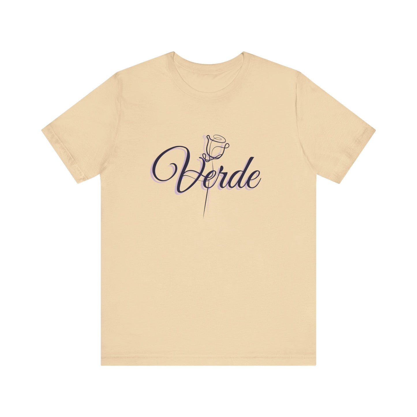 verde signature rose tshirt soft cream