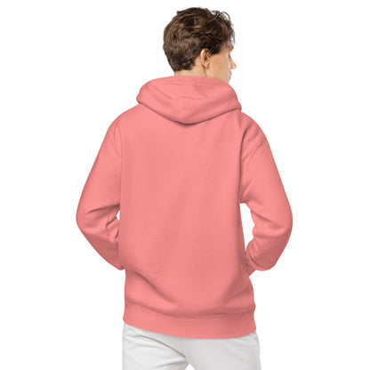 antique rose hoodie on back