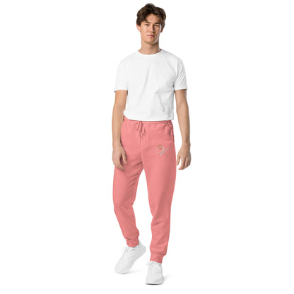 antique rose sweatpants front on