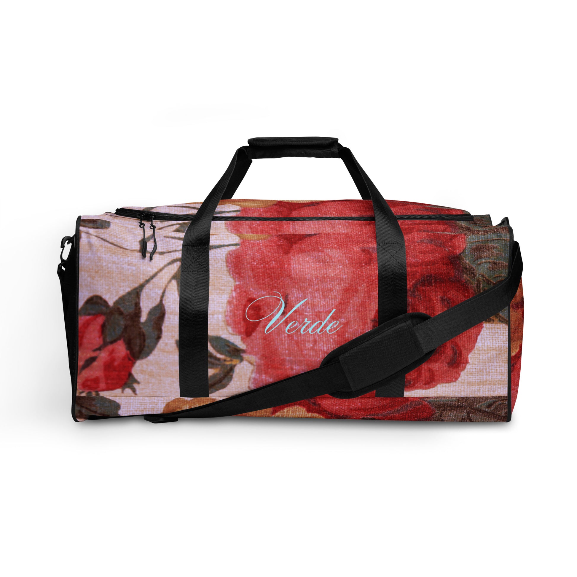 gilded rose duffle bag front