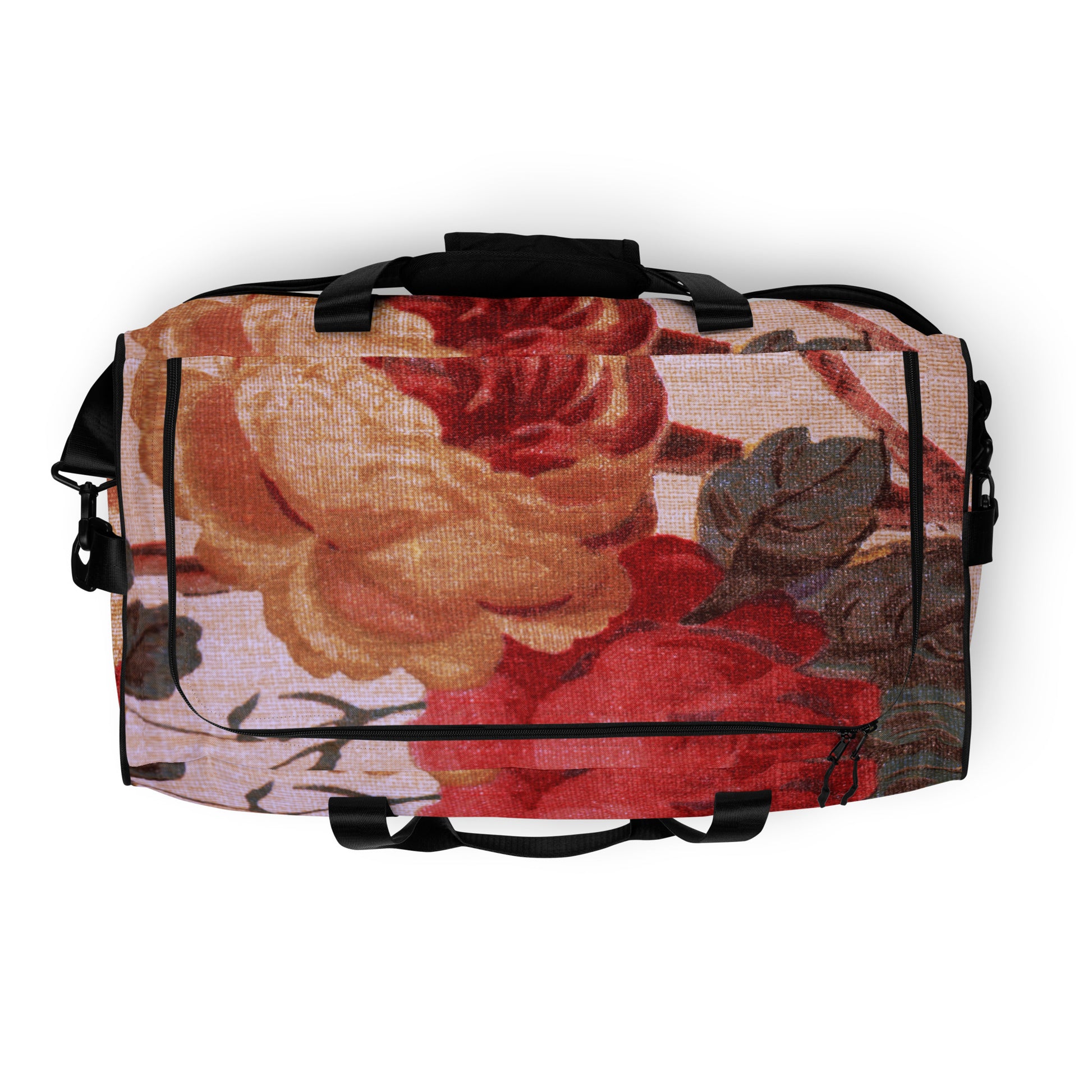 gilded rose duffle bag top