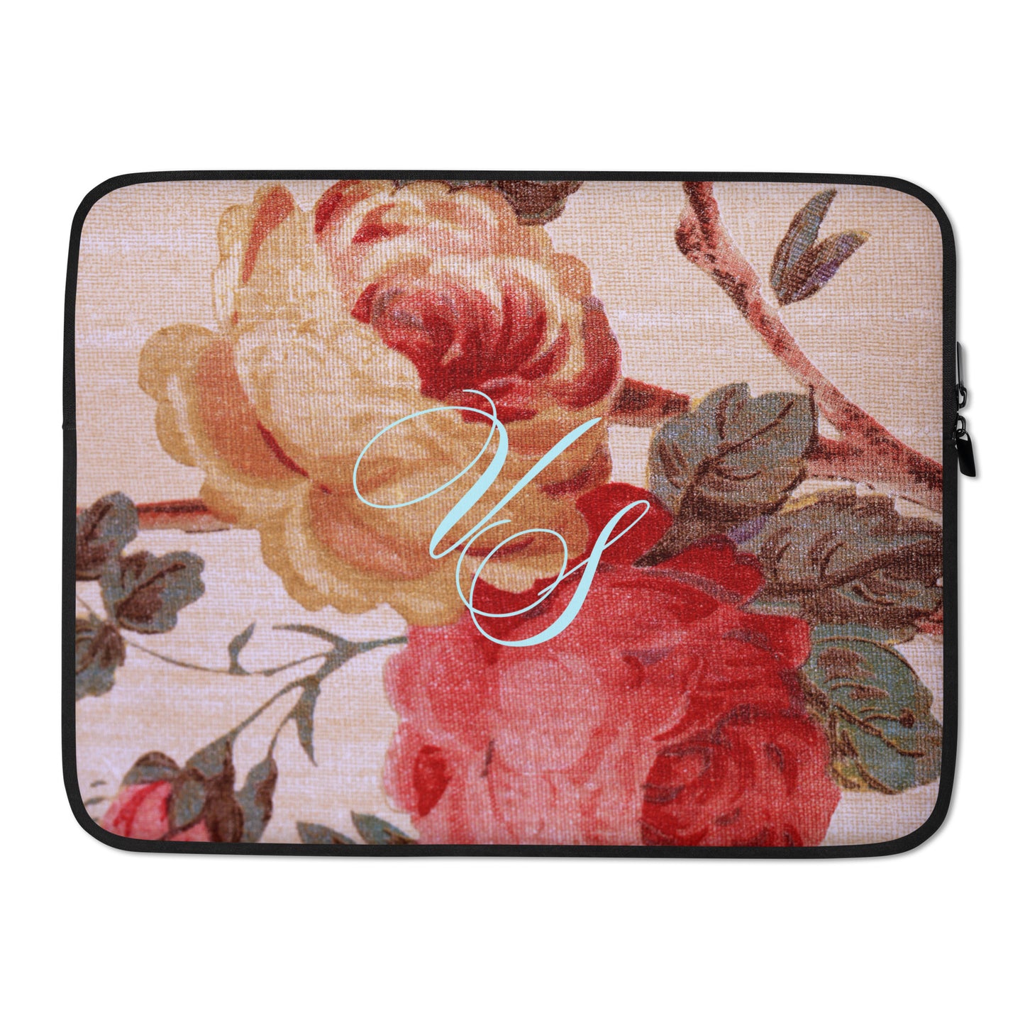 gilded rose laptop sleeve 15 front