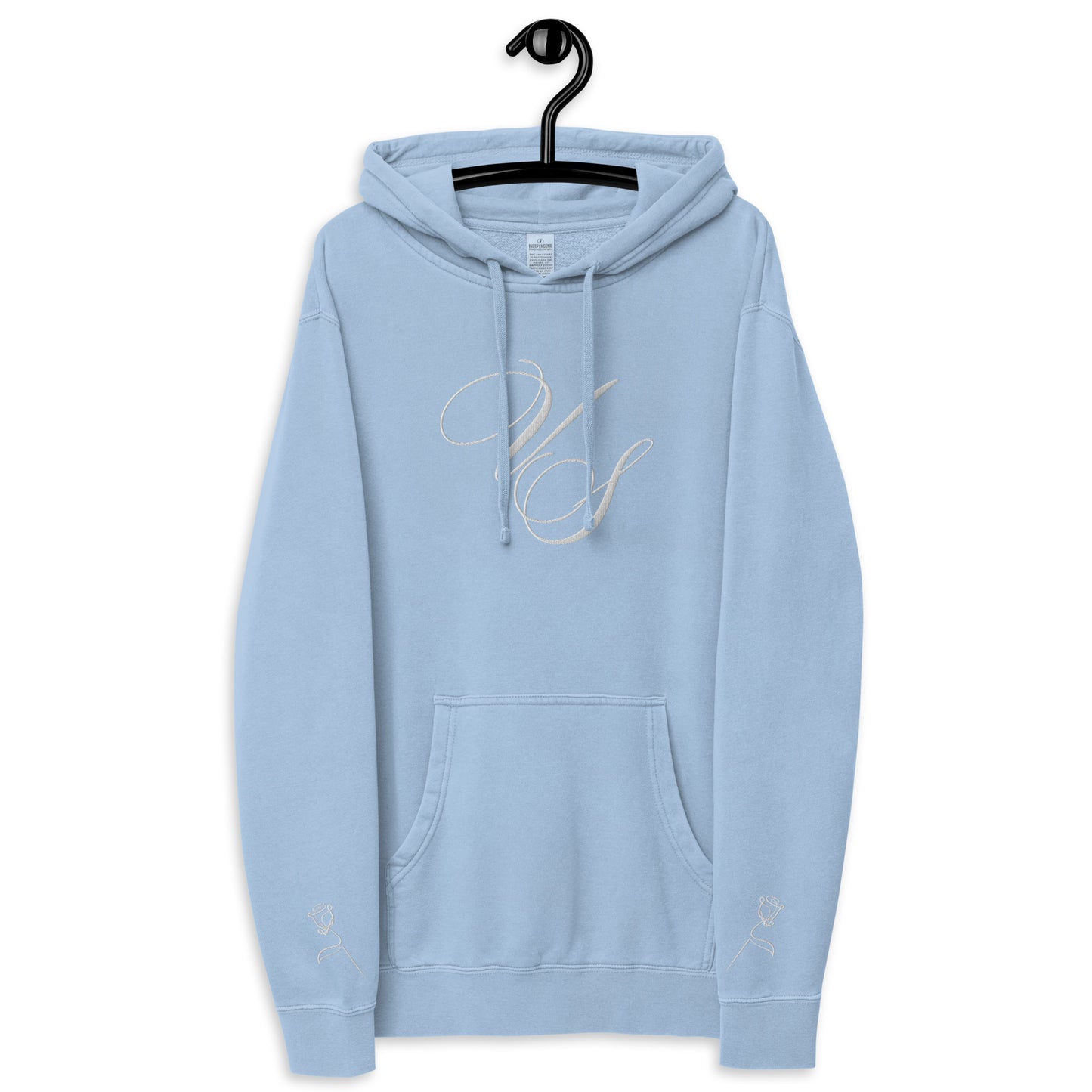 sapphire vintage hoodie front