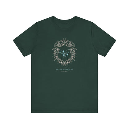 verde signature founding emblem t-shirt g front