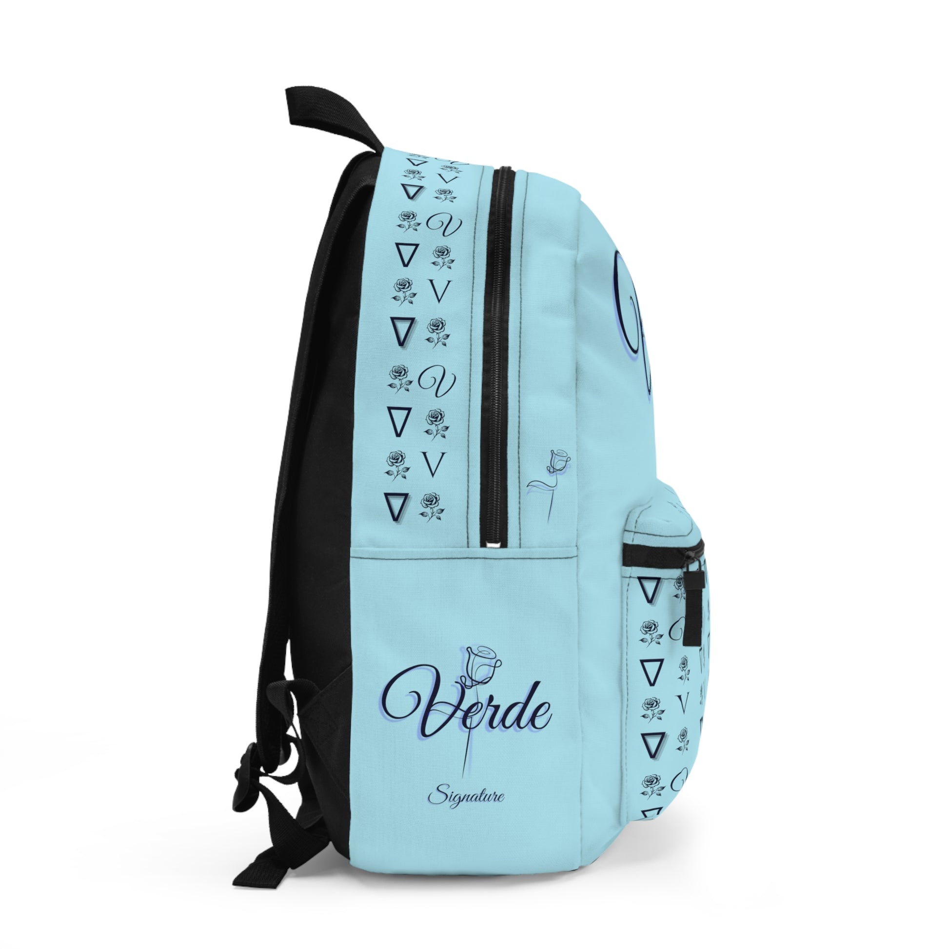 verde vvs2 diamond blue backpack right side