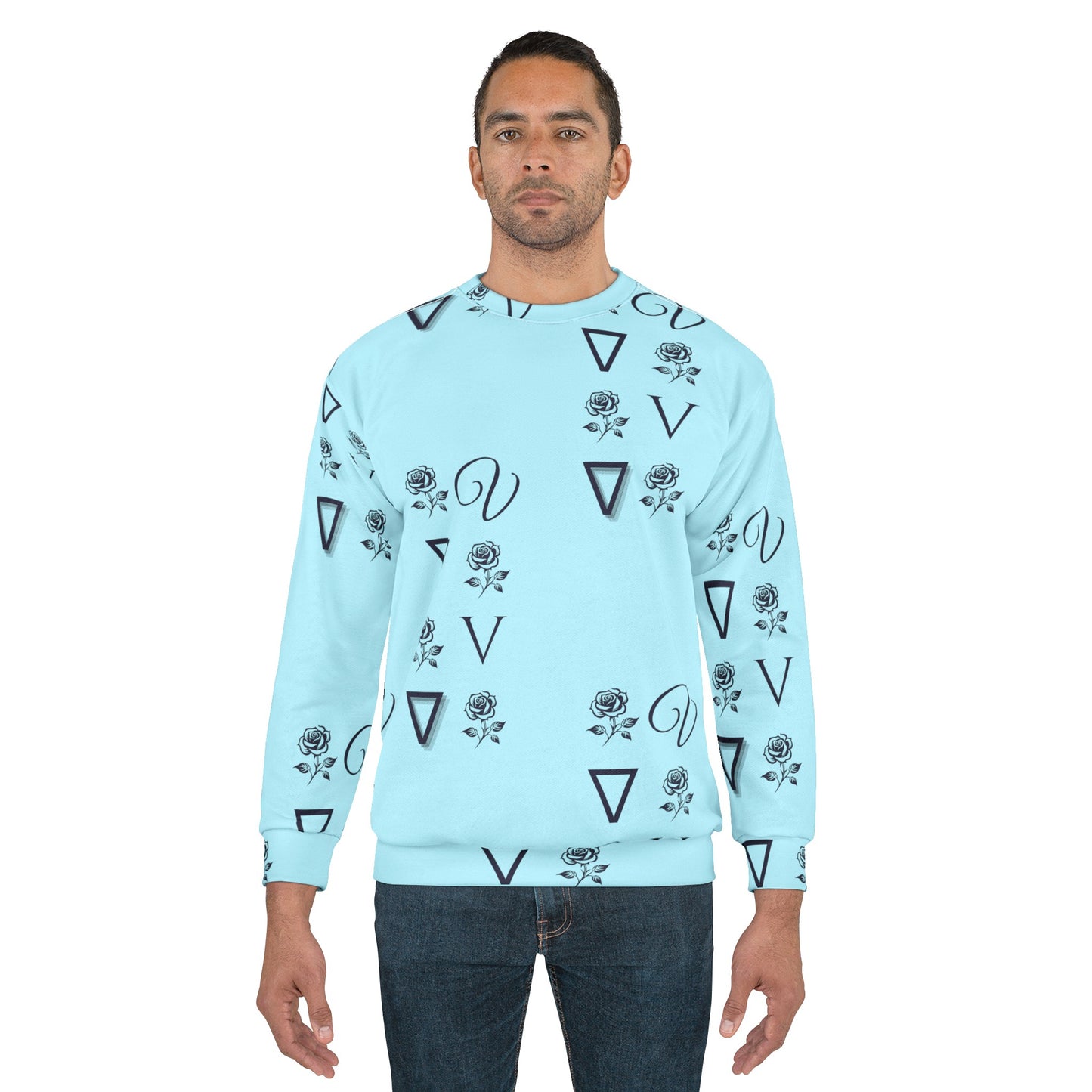 vvs2 diamond crewneck sweatshirt front on